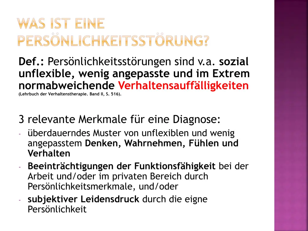 was ist eine pers nlichkeitsst rung