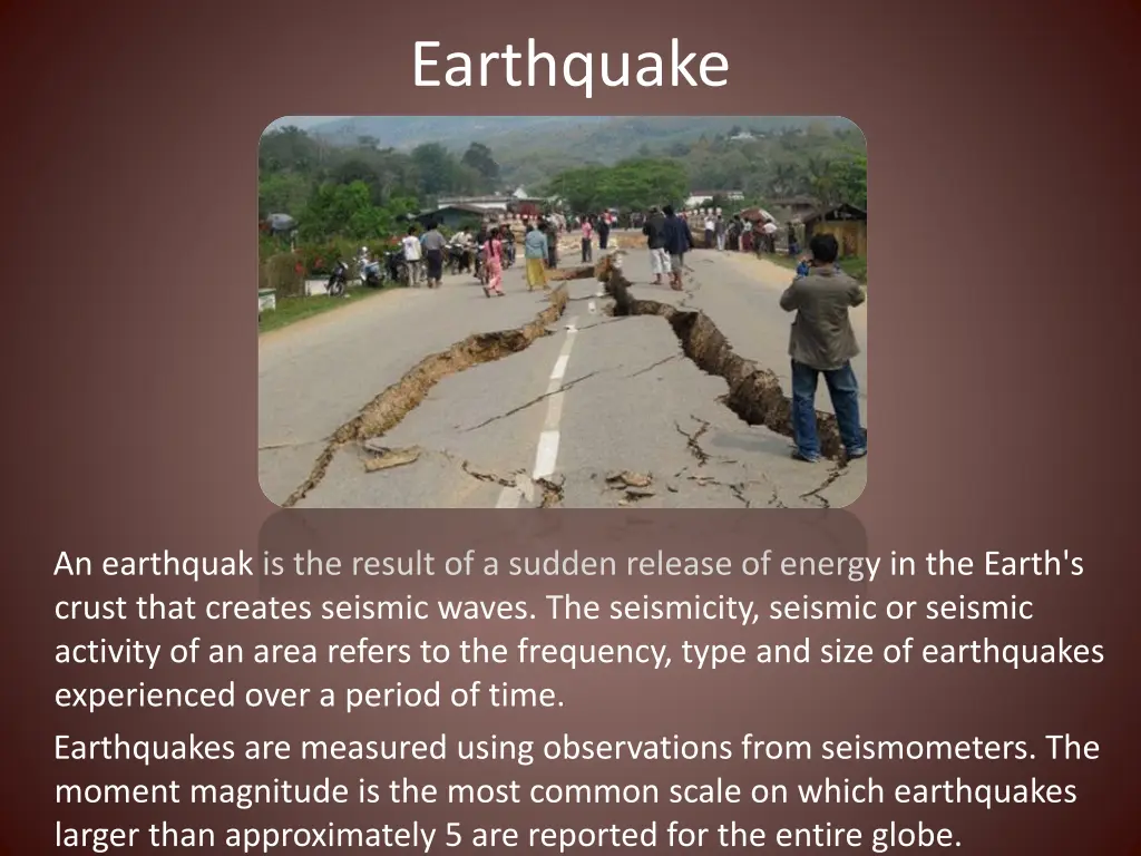 earthquake