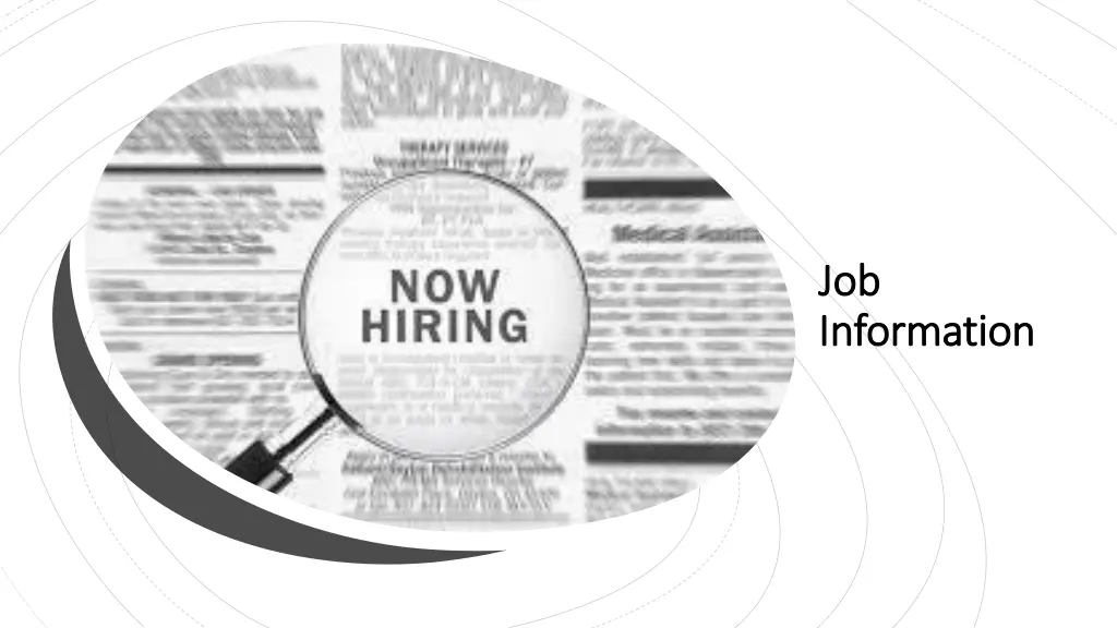 job job information information