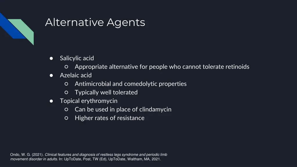 alternative agents