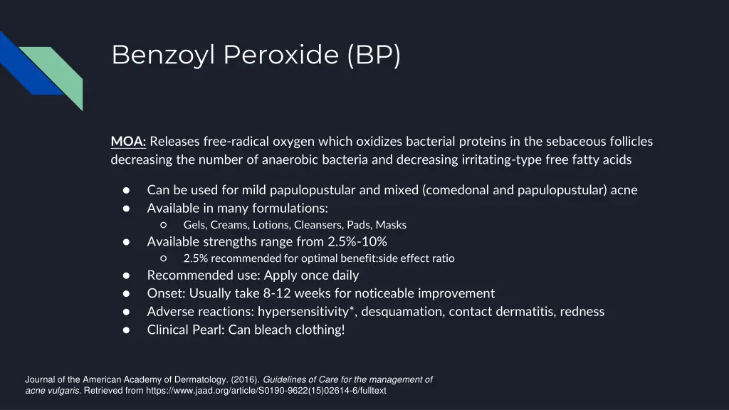 benzoyl peroxide bp
