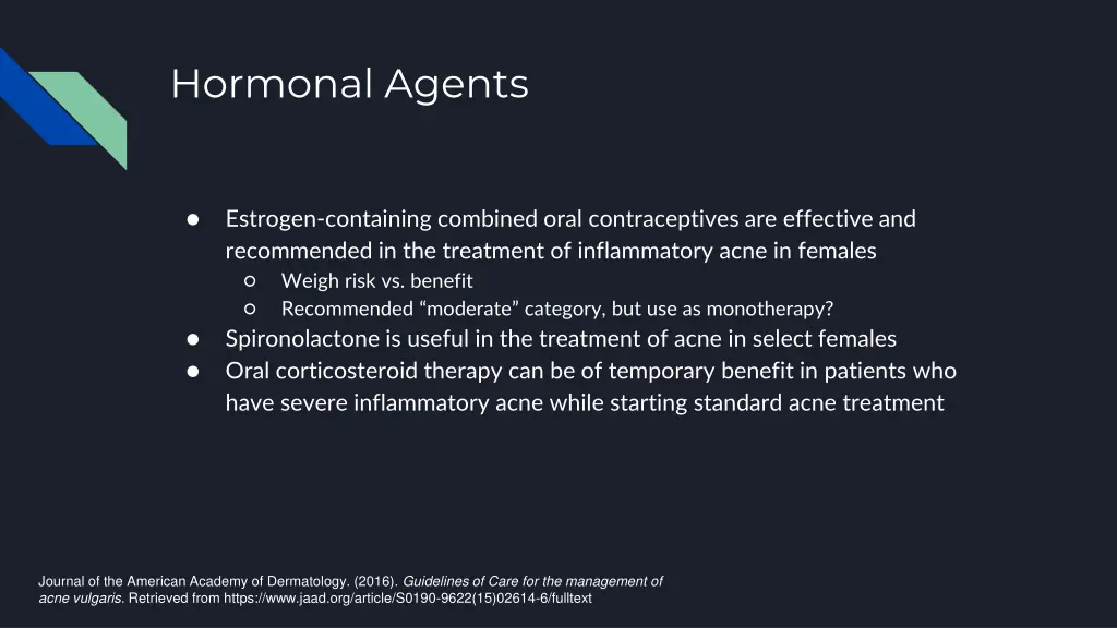 hormonal agents