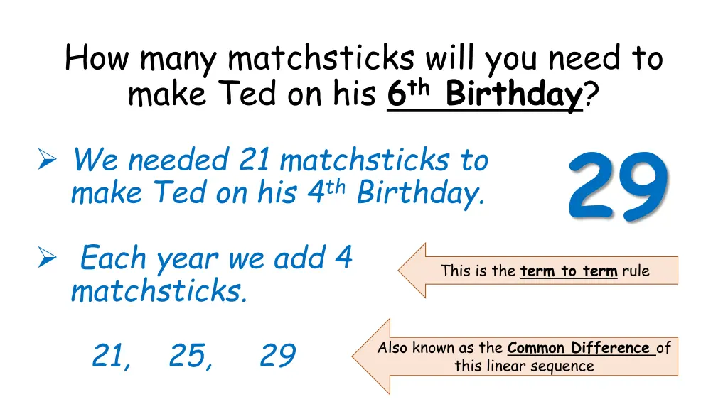 how many matchsticks will you need to make 1