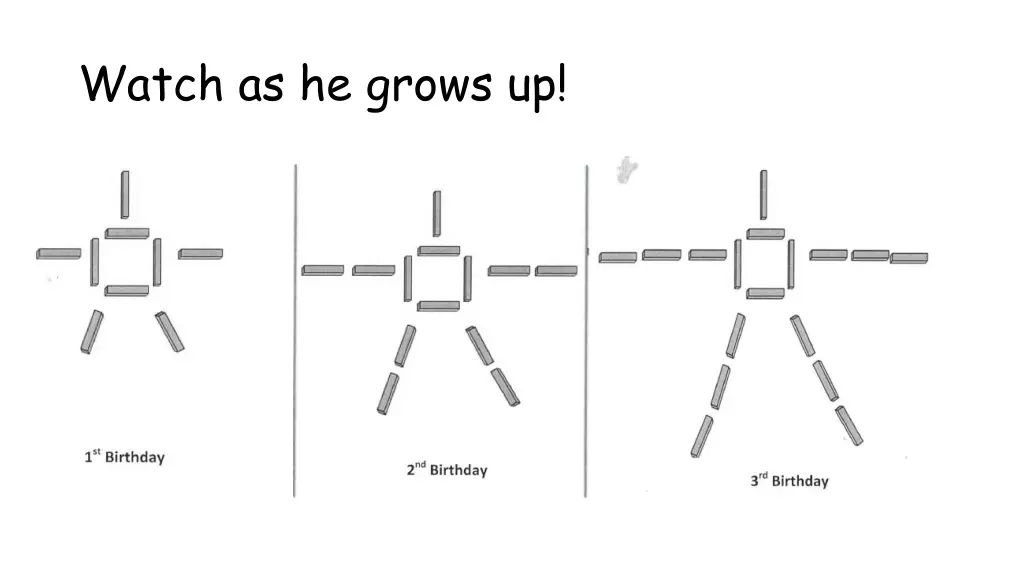 watch as he grows up