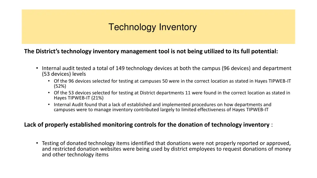 technology inventory