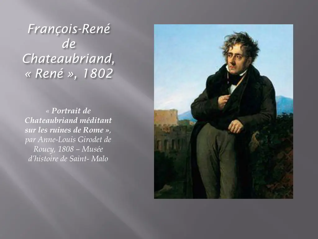 fran ois ren de chateaubriand ren 1802