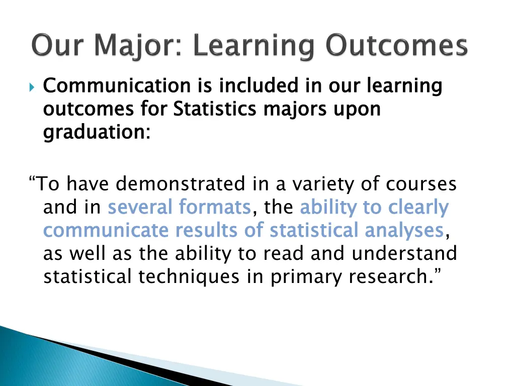 communication is included in our learning