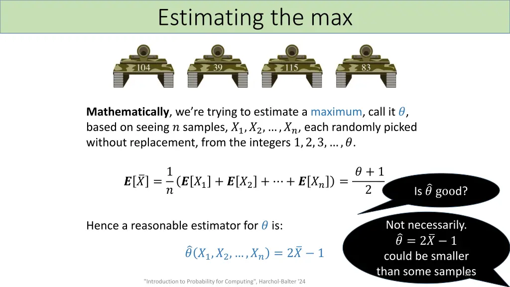 estimating the max 4