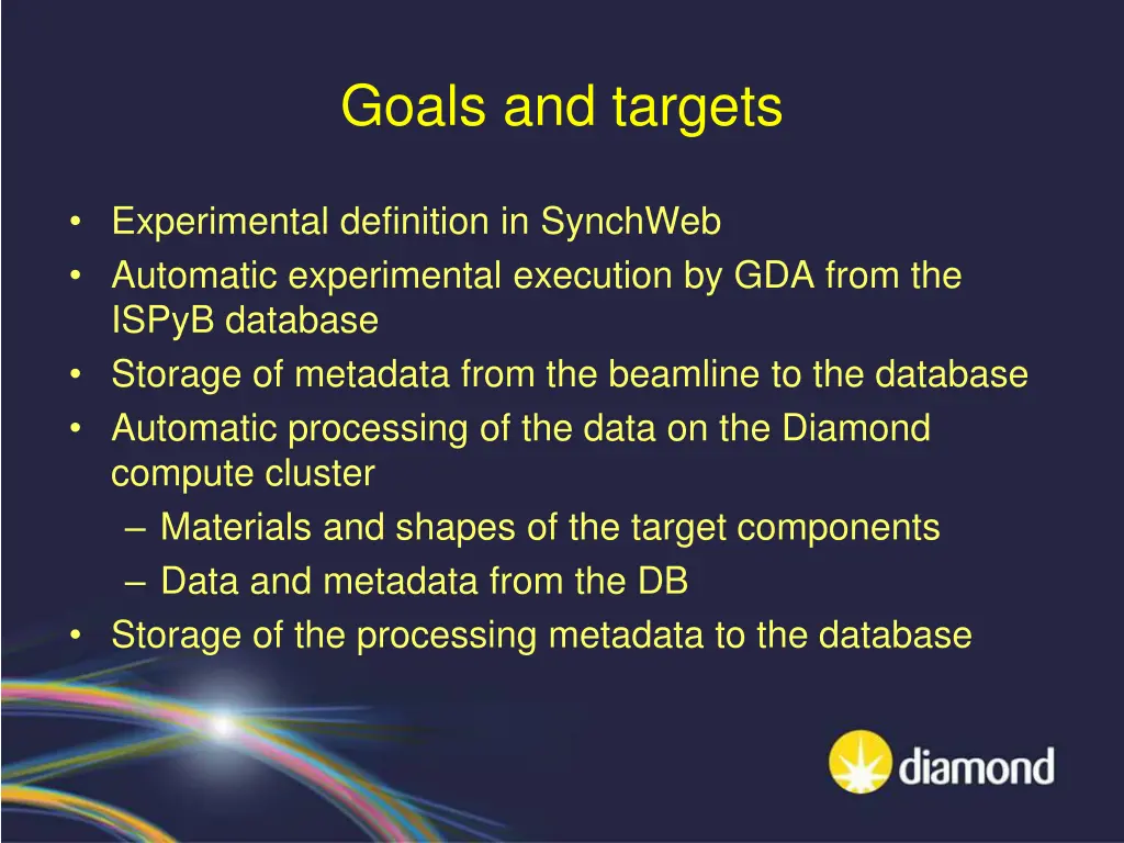 goals and targets
