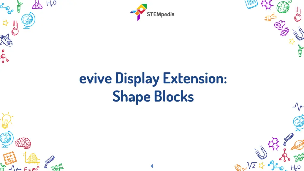 evive display extension shape blocks