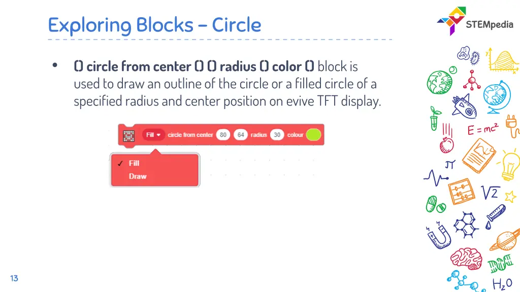 exploring blocks circle