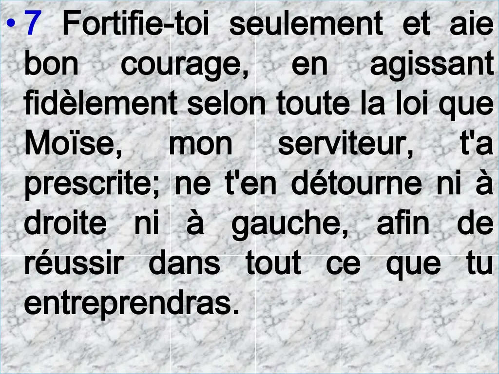 7 7 fortifie fortifie toi bon bon fid lement