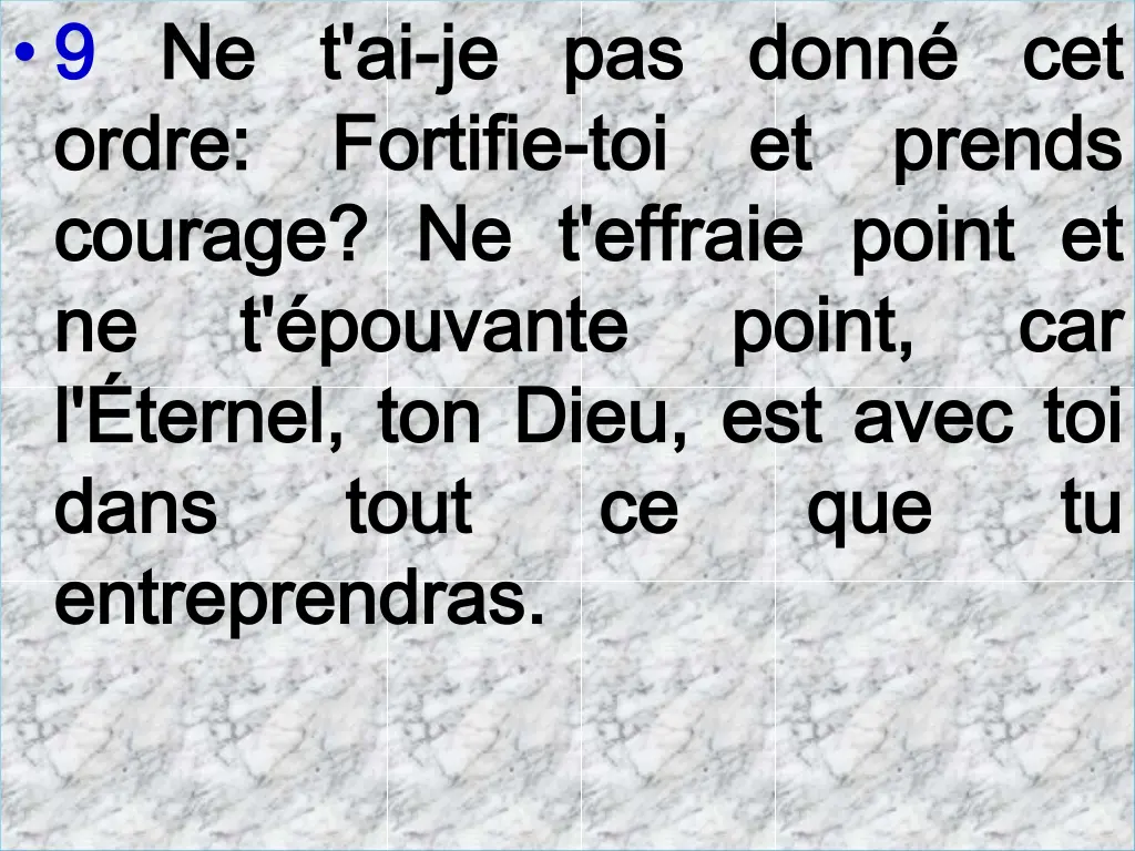 9 9 ne ordre ordre courage courage