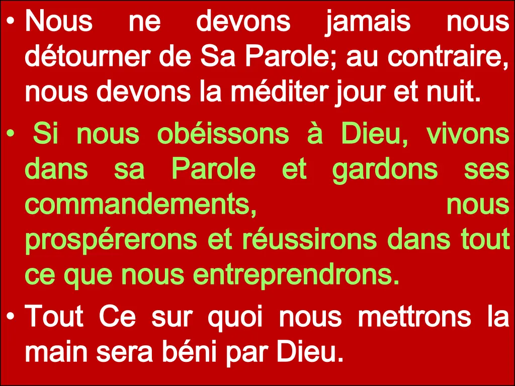 nous nous d tourner d tourner de nous nous devons