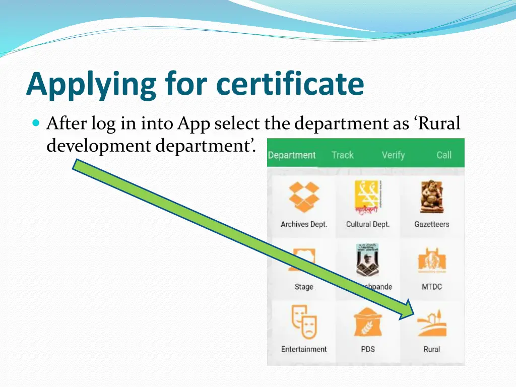 applying for certificate
