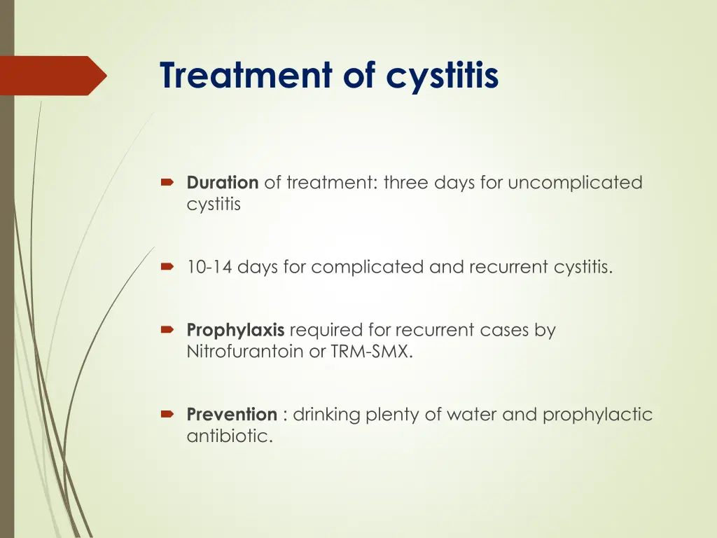 treatment of cystitis 1