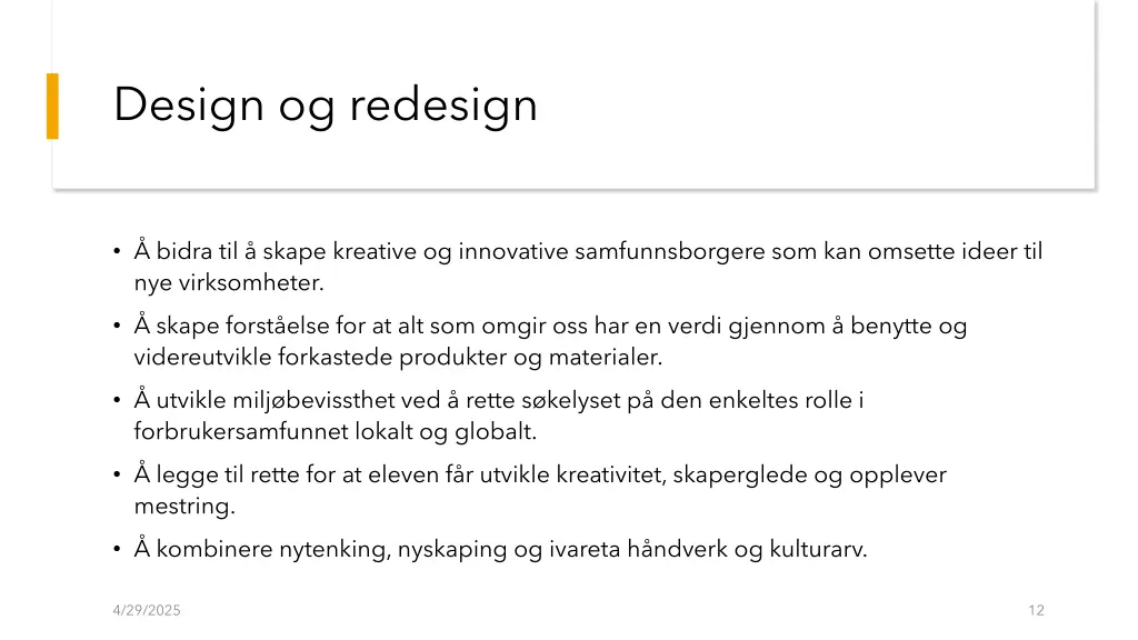 design og redesign