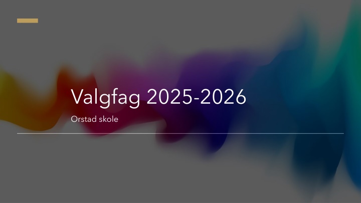 valgfag 2025 2026