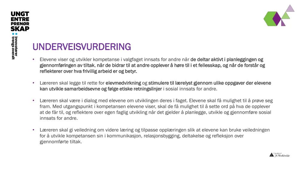 underveisvurdering underveisvurdering