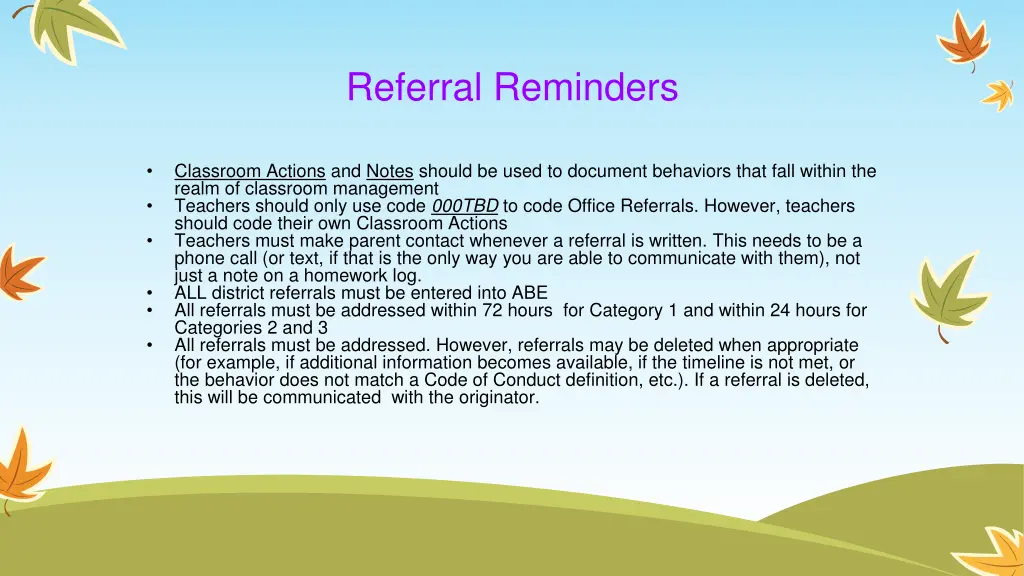 referral reminders