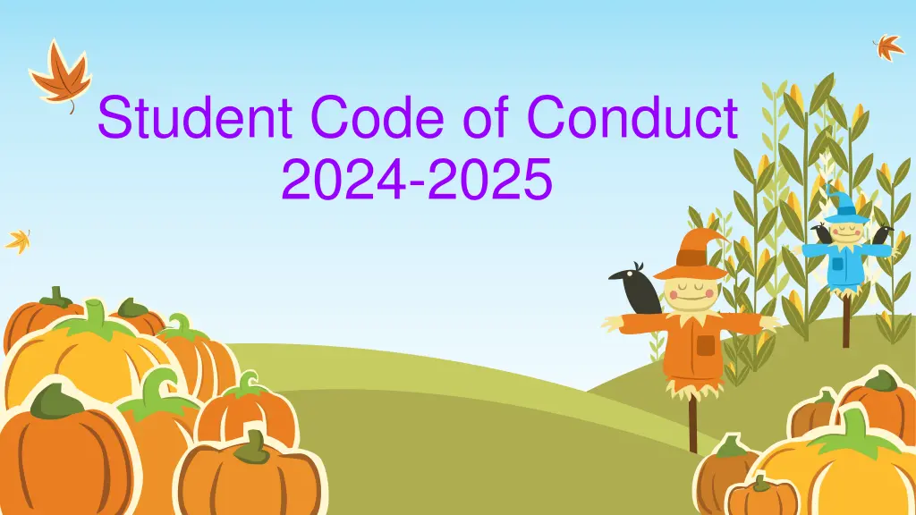 student code of conduct 2024 2025
