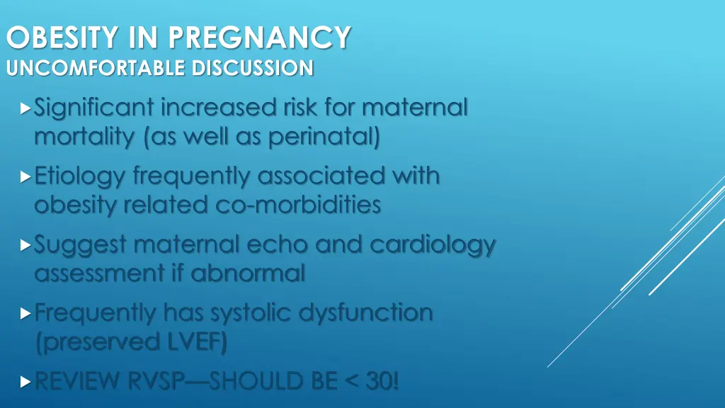 obesity in pregnancy uncomfortable discussion