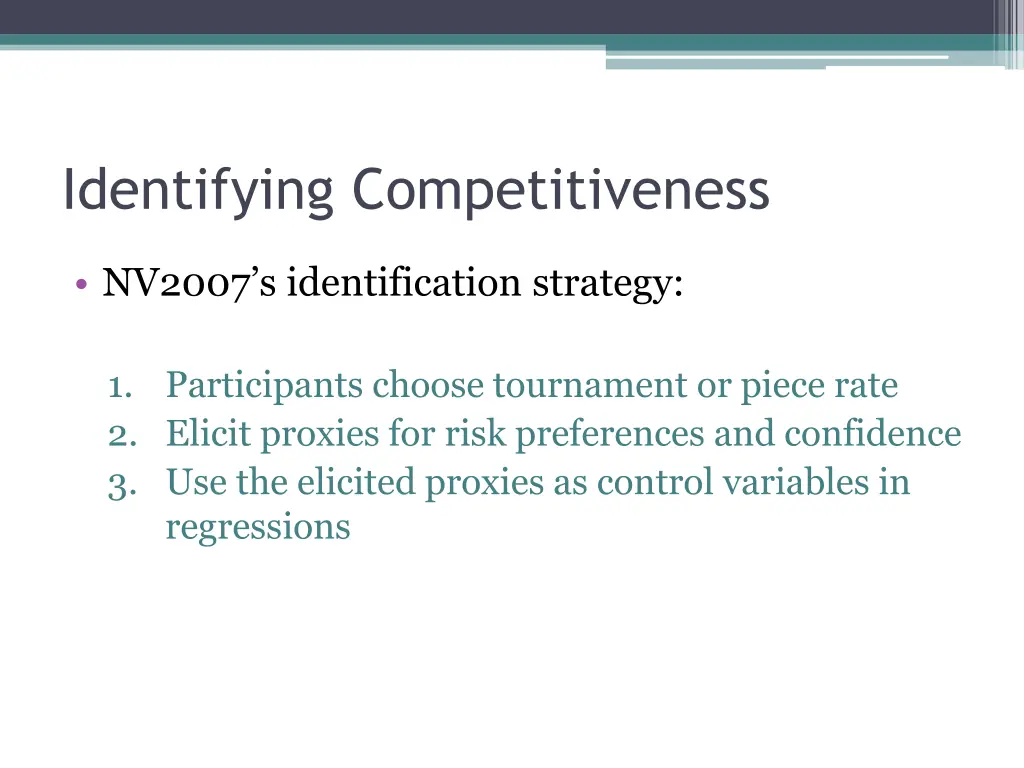 identifying competitiveness 1