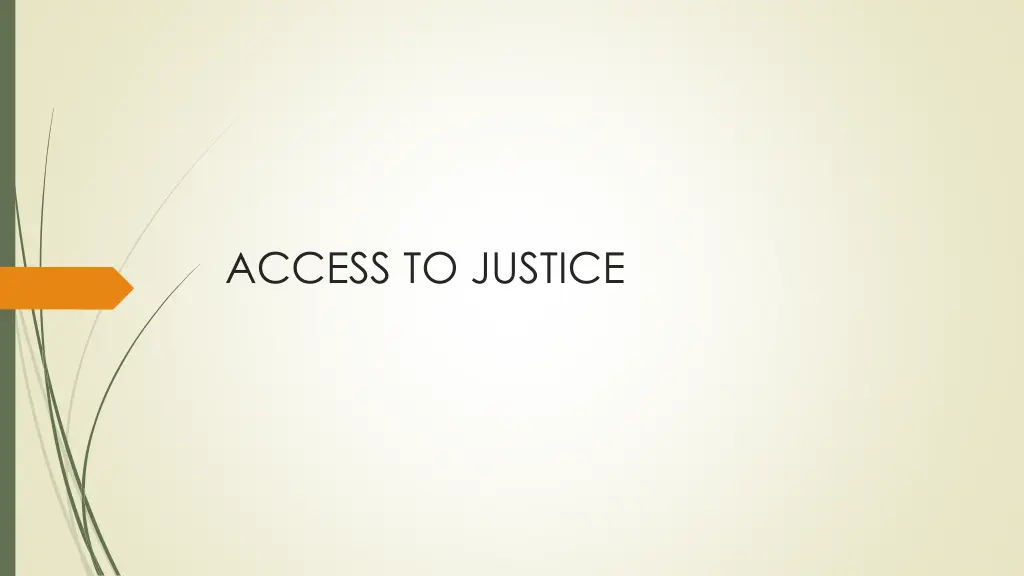 access to justice