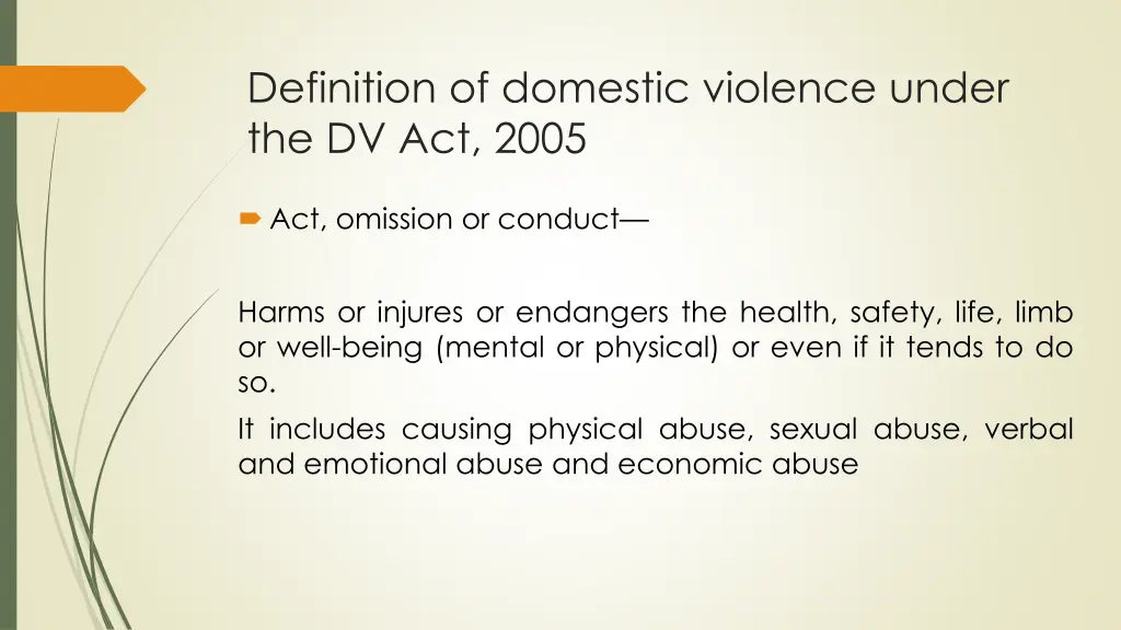 definition of domestic violence under