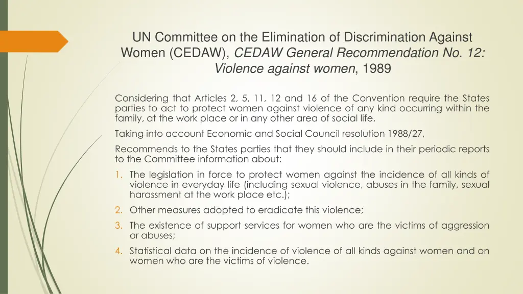 un committee on the elimination of discrimination