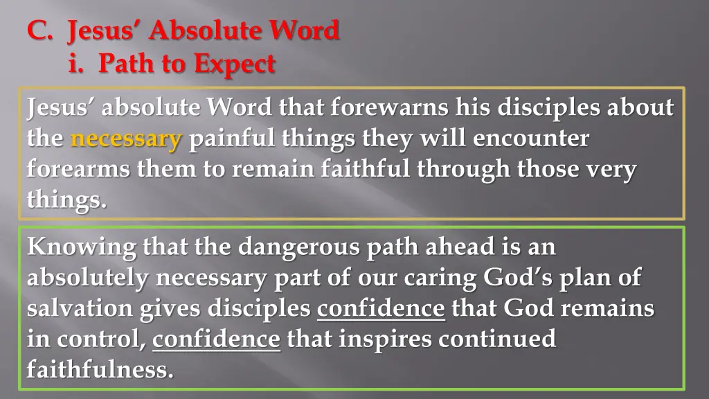 c jesus absolute word i path to expect jesus