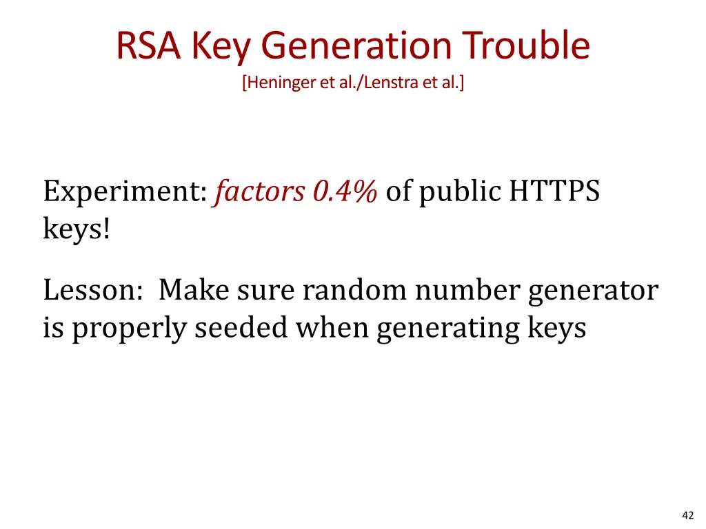 rsa key generation trouble heninger et al lenstra 1