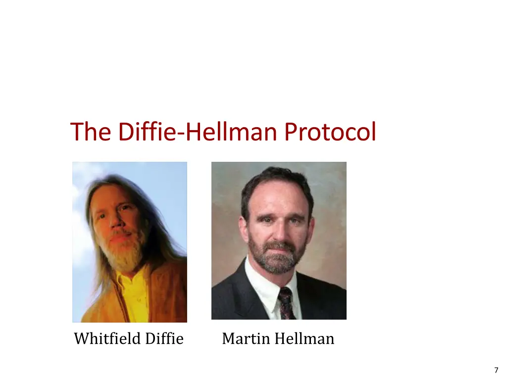 the diffie hellman protocol