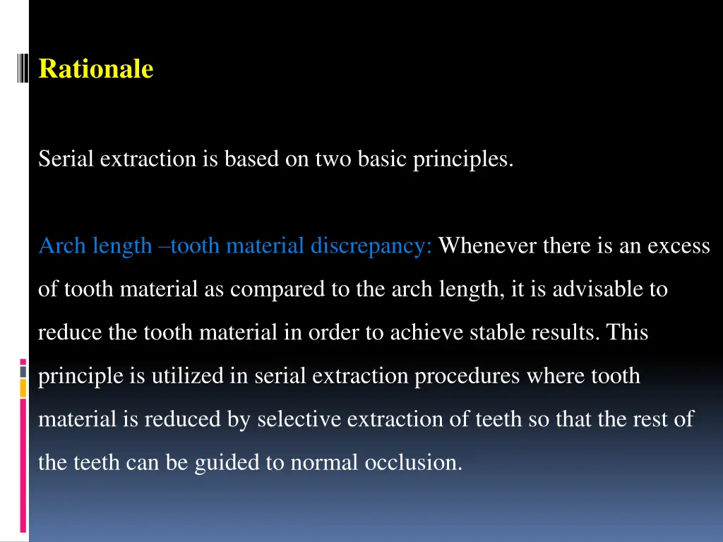 rationale