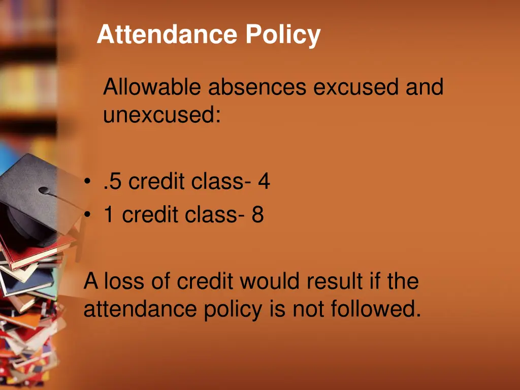 attendance policy
