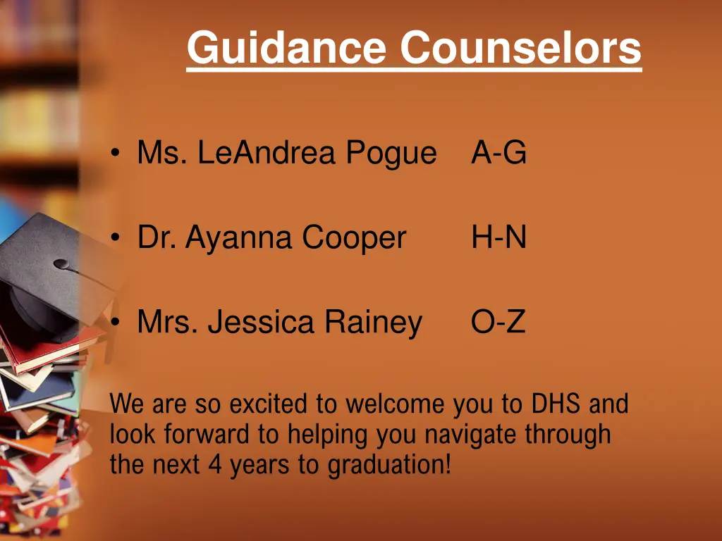 guidance counselors