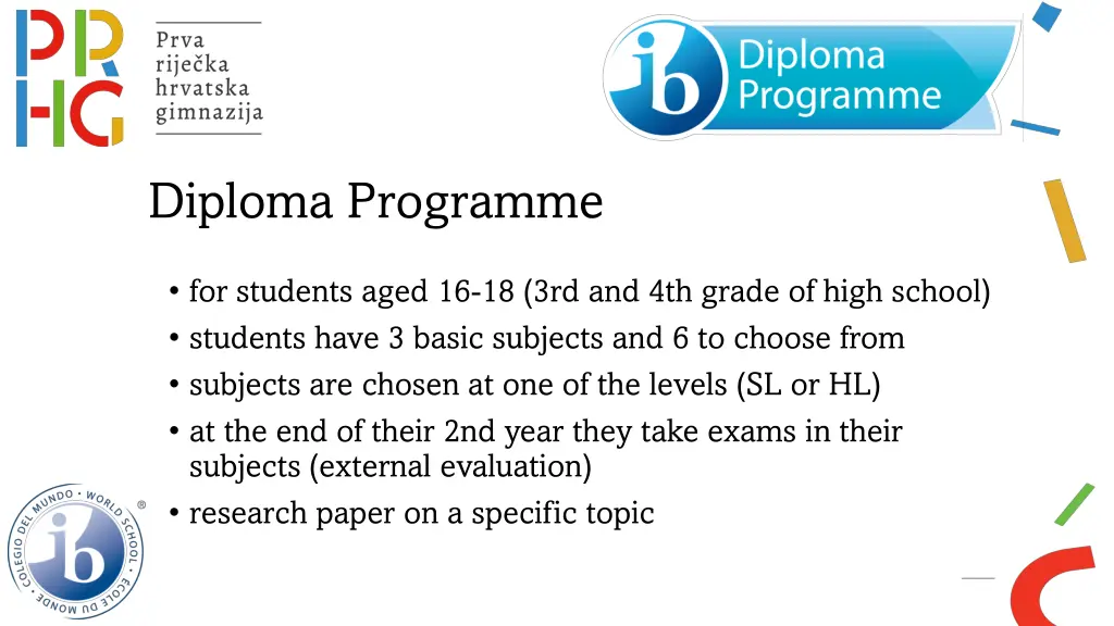 diploma programme