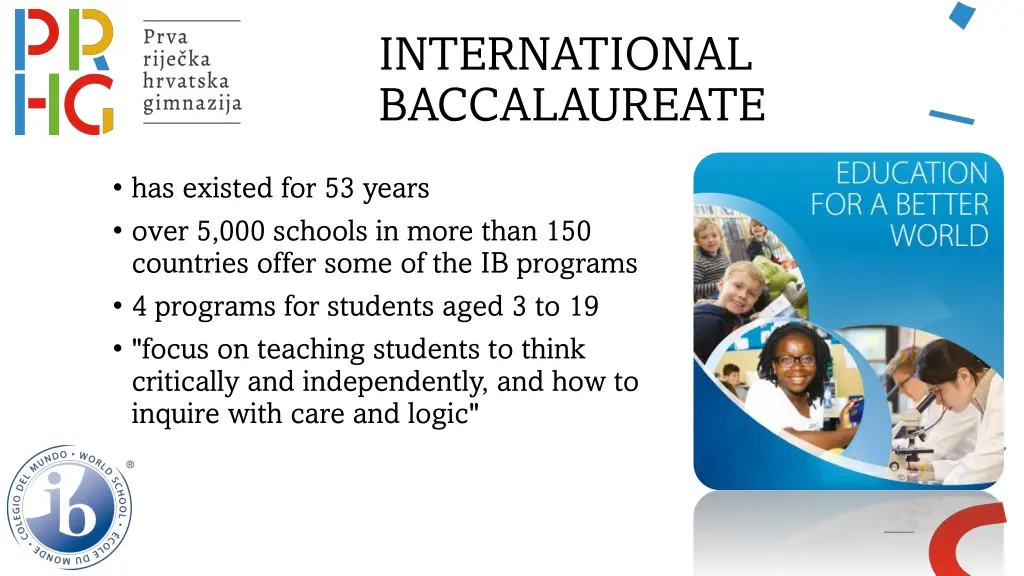 international baccalaureate
