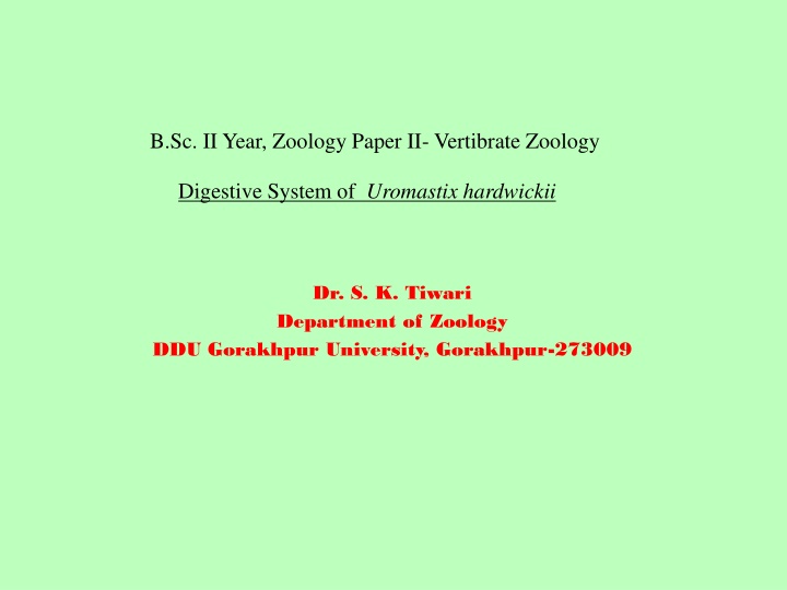 b sc ii year zoology paper ii vertibrate zoology
