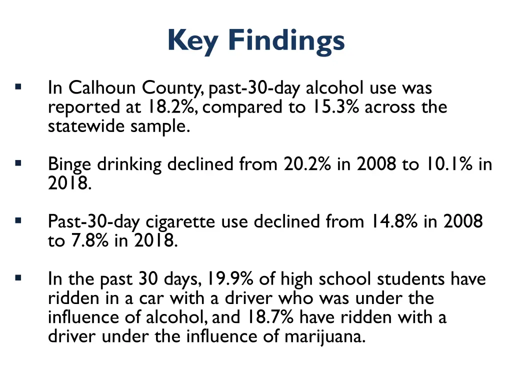 key findings 1