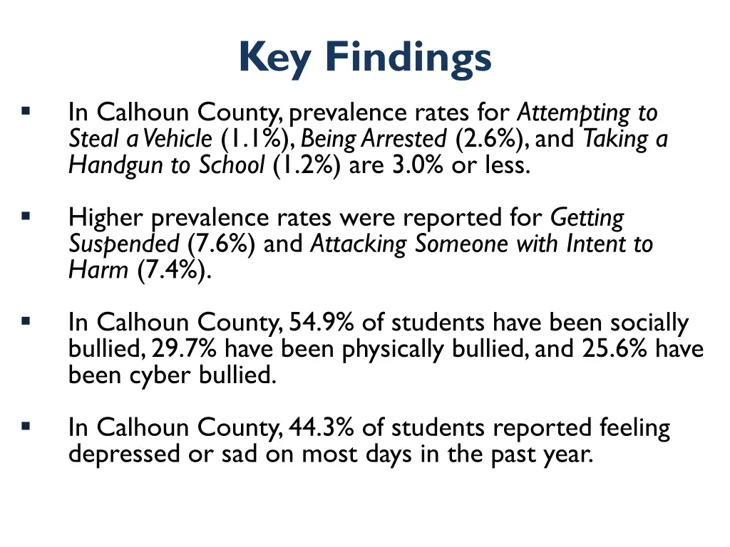 key findings 3