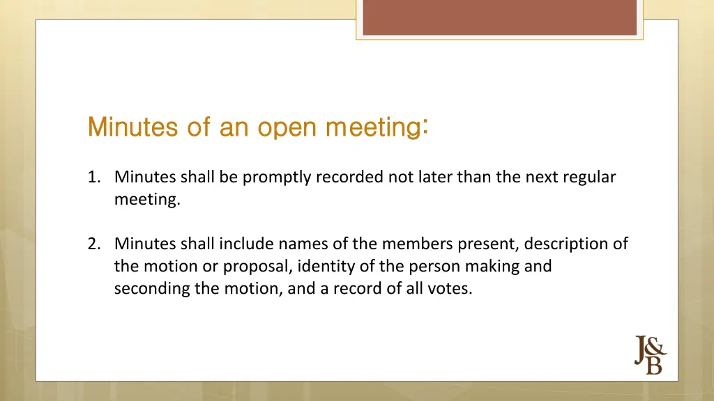 minutes of an open meeting minutes of an open
