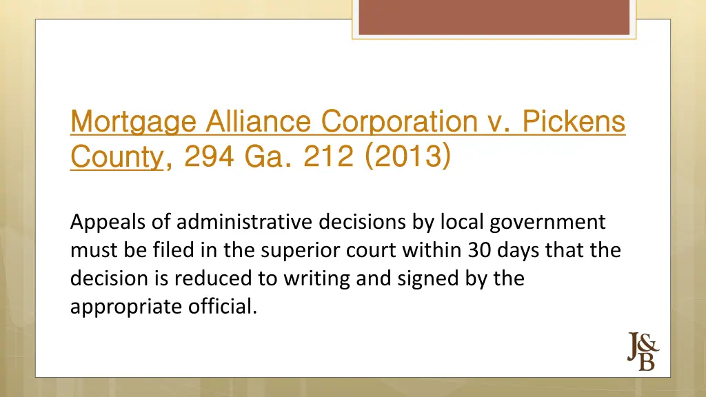 mortgage alliance corporation v pickens mortgage