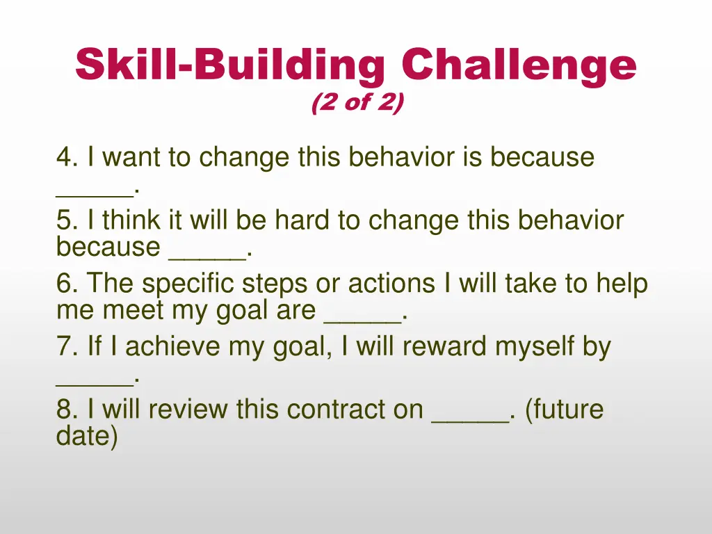 skill building challenge 2 of 2