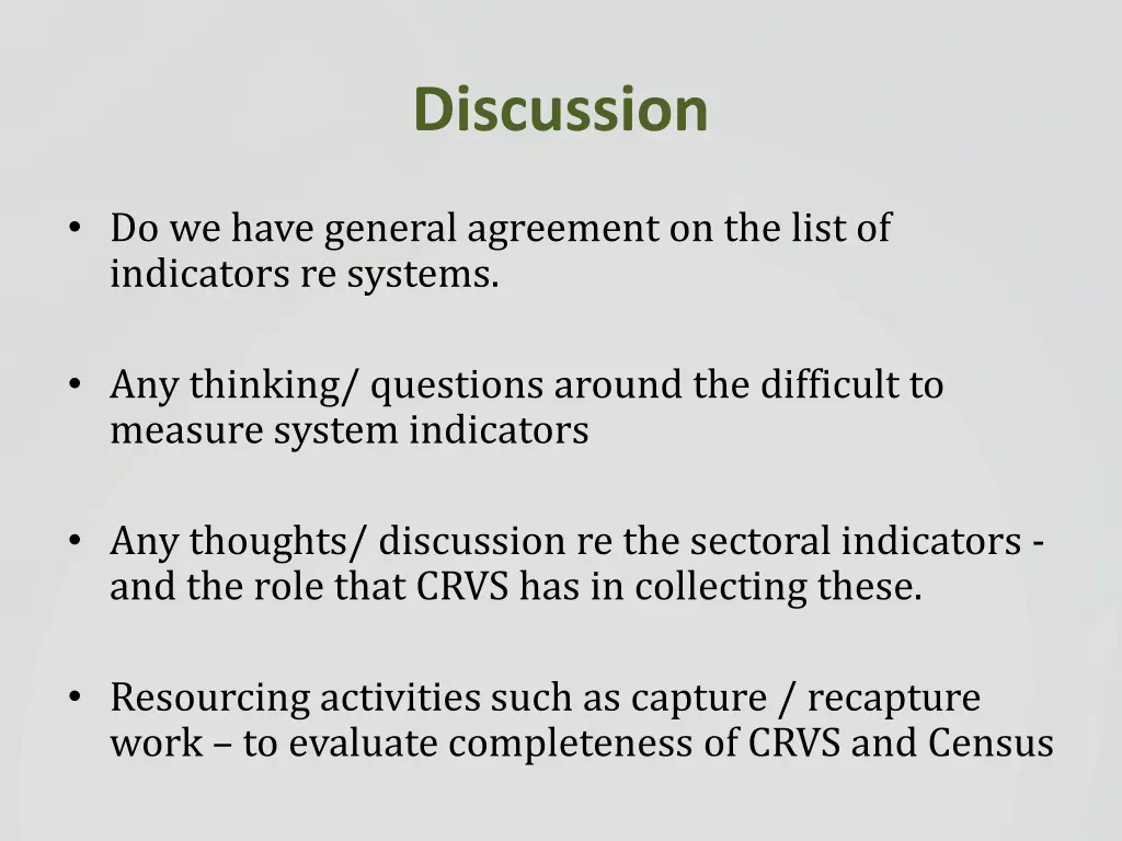 discussion