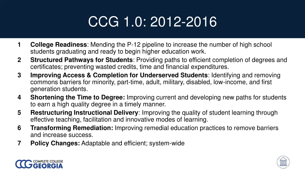 ccg 1 0 2012 2016