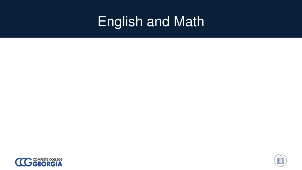 english and math