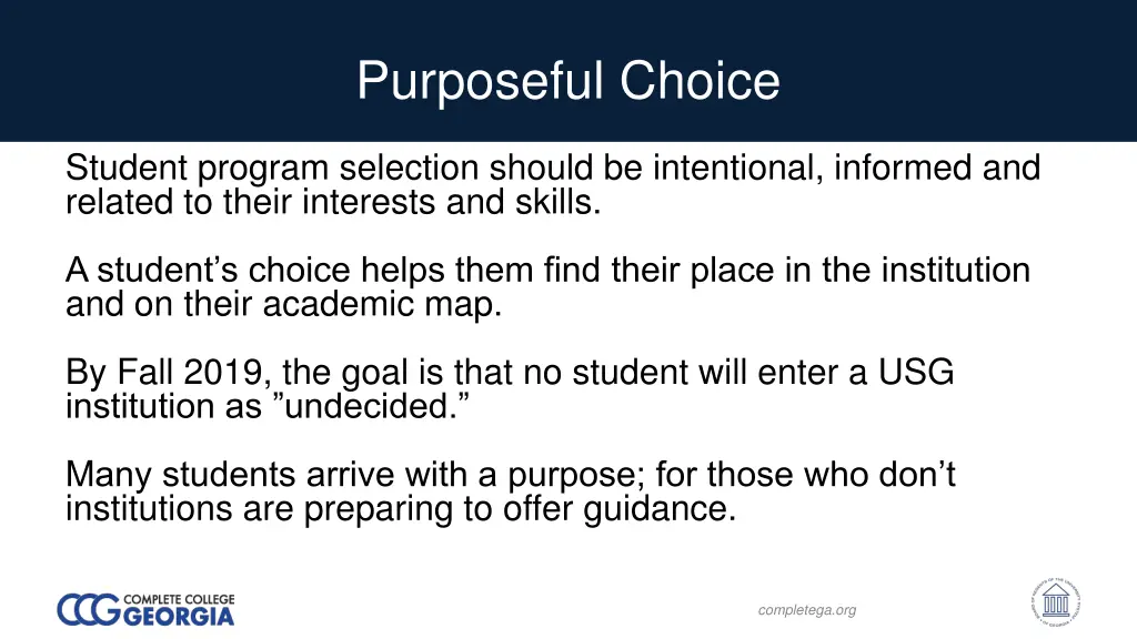 purposeful choice 1