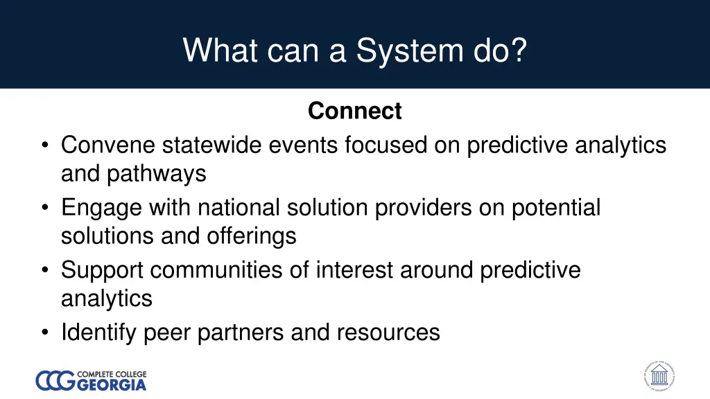 what can a system do 1