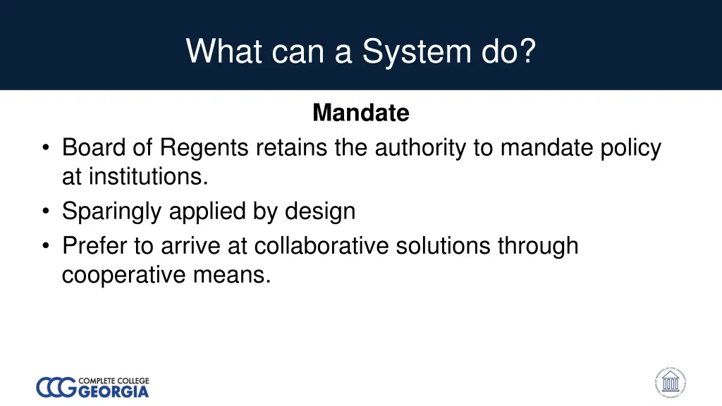 what can a system do 2